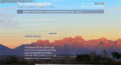 Desktop Screenshot of lascrucescriminalattorney.com